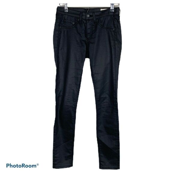 Rag and Bone Jean Legging Black Jeans Stretch - Picture 1 of 9